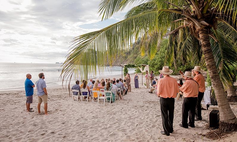 Beachfront Wedding Photos in Costa Rica - Margaritaville ...