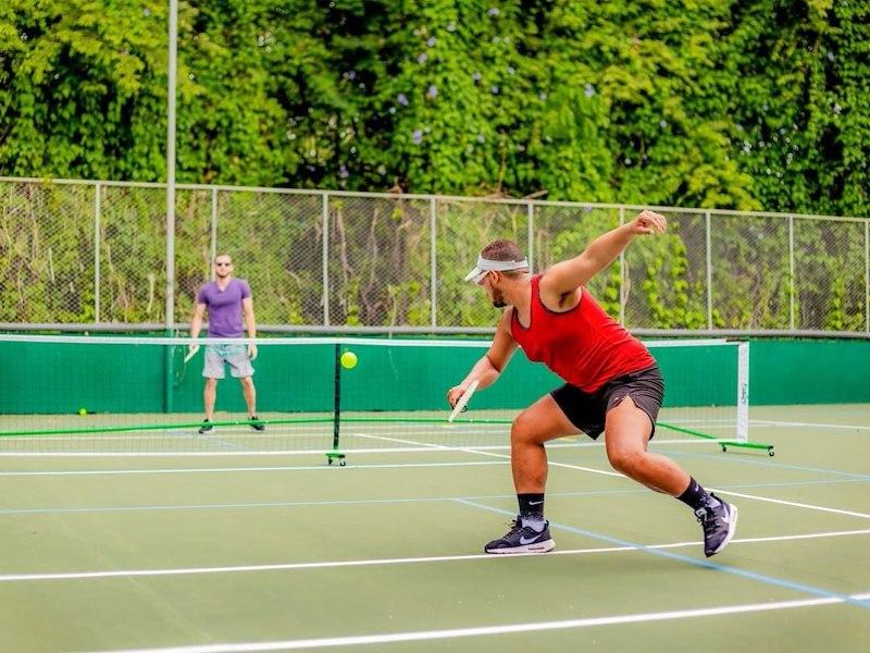 Pickleball at Margaritaville Beach Resort Playa Flamingo 